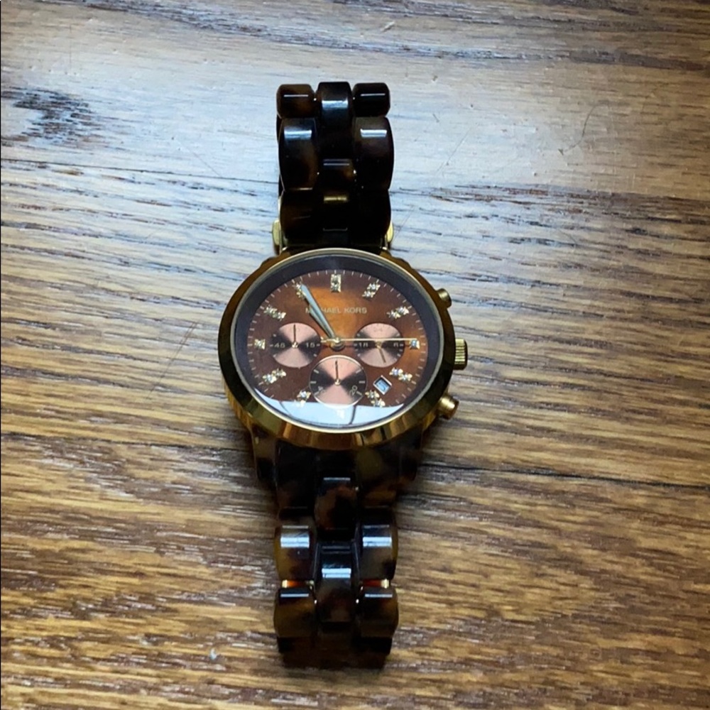 Michael Kors Tortoise Watch